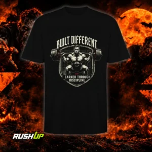 Camiseta oversize RushUp - BUILT DIFFERENT