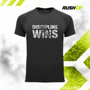 Camiseta Técnica RushUp - DISCIPLINE WINS