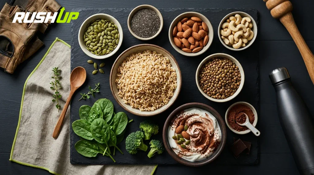 Magnesio 5 Alimentos ricos en magnesio como semillas, frutos secos, legumbres y verduras